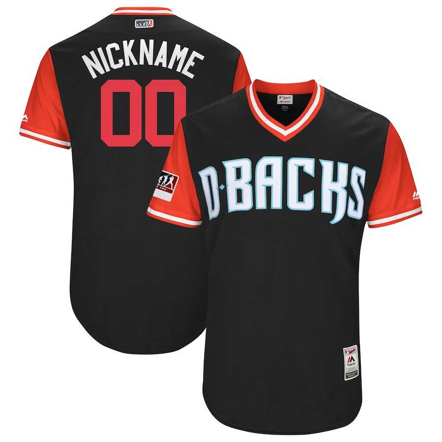 Customized Men's Diamondback Black 2018 Players Weekend Stitched Jersey,We sell and wholesale Customized Men's Diamondback Black 2018 Players Weekend Stitched Jersey on line form chian!
